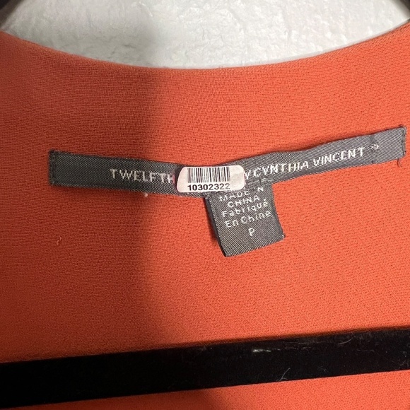 Twelfth Street by Cynthia Vincent Orange Sahara Dress Embroidered Mini Dress XS - Picture 10 of 10